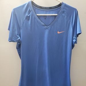 Blue nike top size large